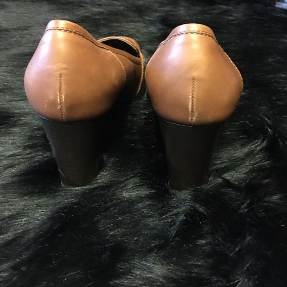 Coach Keely Cognac Brown Leather Silver C Accent 8 - Picture 5 of 9